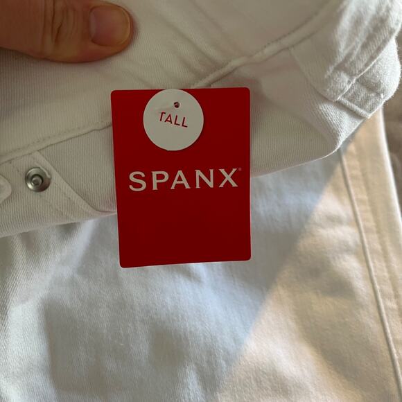 Spanx Everywear White Flare Jean Women's Small Tall NWT High Waisted - Picture 5 of 6